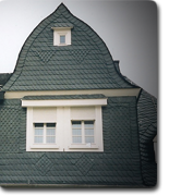 Detailansicht Schieferdach